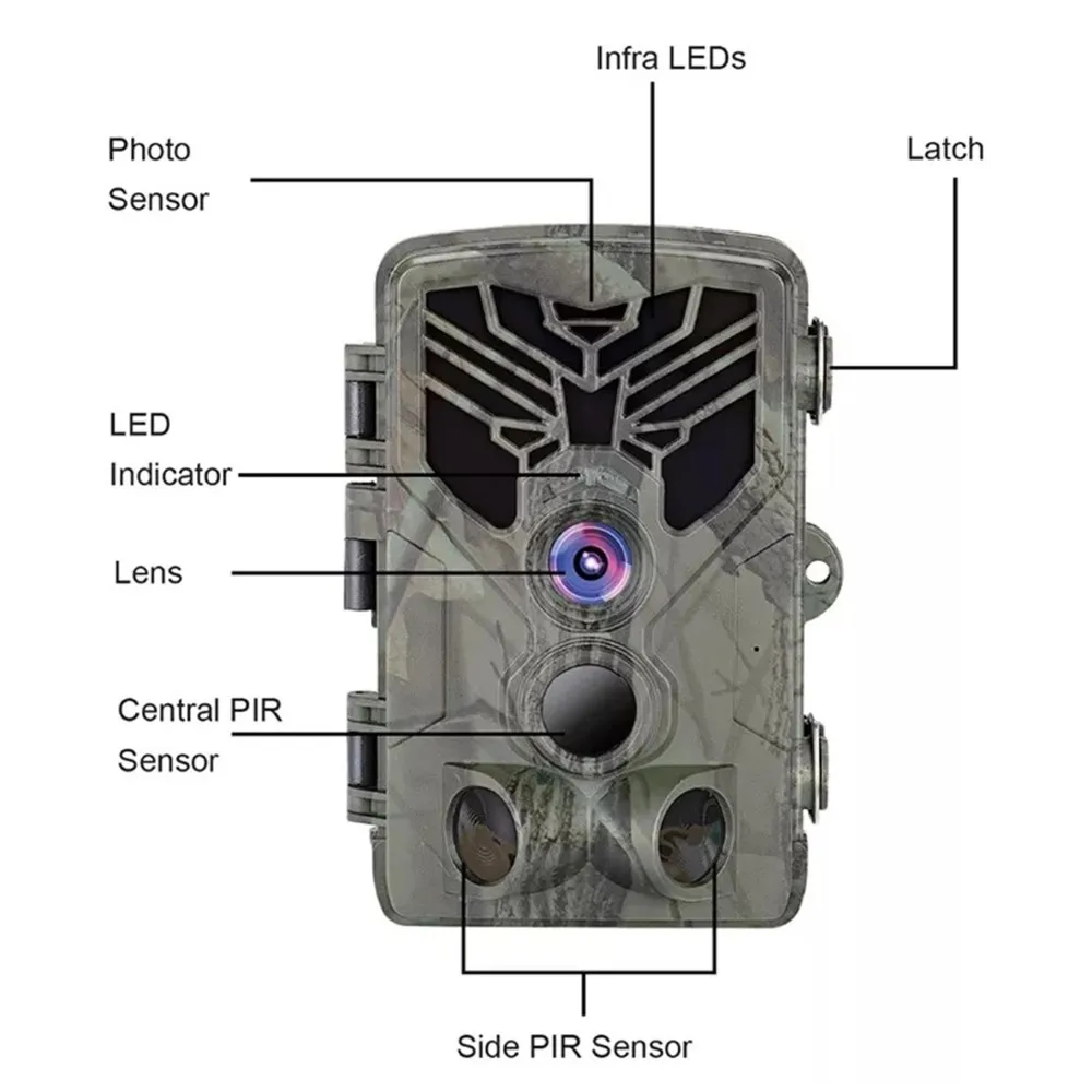 

Trail Camera APP Control 2 Inch LCD 1080P 20MP Wifi Night Vision HD Waterproof Hunting Camera for Wild Photos Surveillance