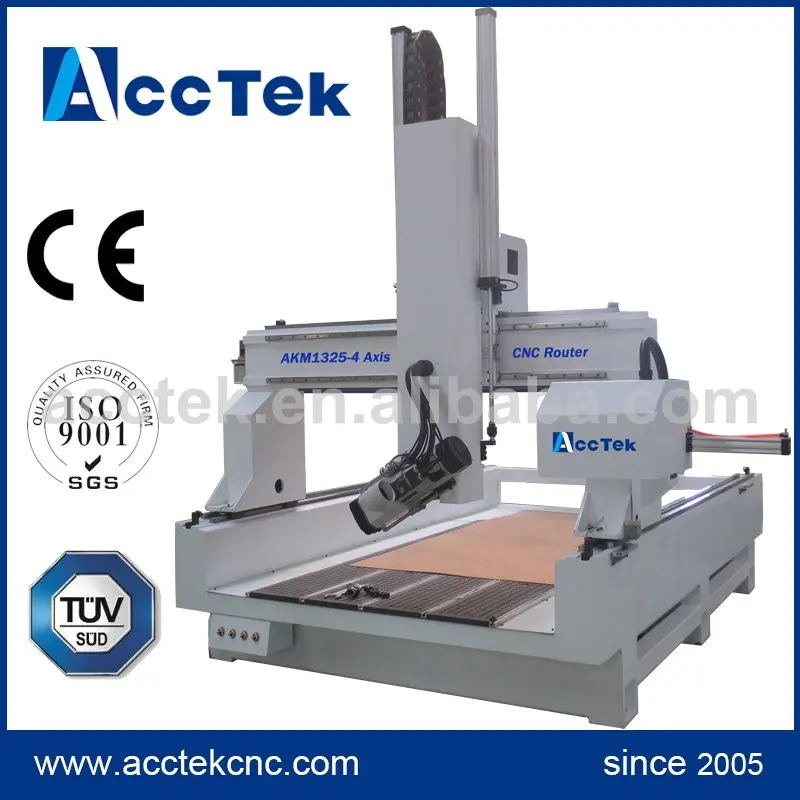 Деревянный фрезерный станок с ЧПУ AKM1325 4axis для дерева многофункциональный по