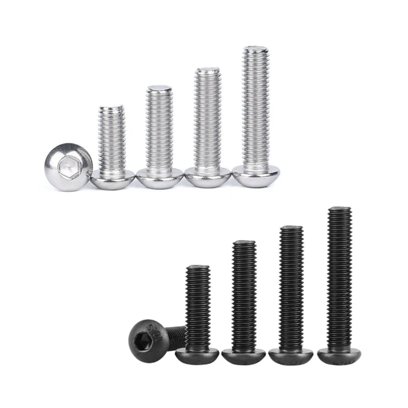 

Hot Sale Screws Stainless Steel Hexagon m3 m4 m5 m6 m8 Bolt Fastener Furniture For Home And PC Case Hexagon Socket Screws Bolt