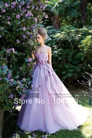 free shipping new design vestidos formal style lavender purple elegant party bridal gown lace mother of the bride dress
