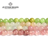 natural afghnistan chalcedony stone beads round loose beads 4681012mm jewelry making diy bracelet 15 strand