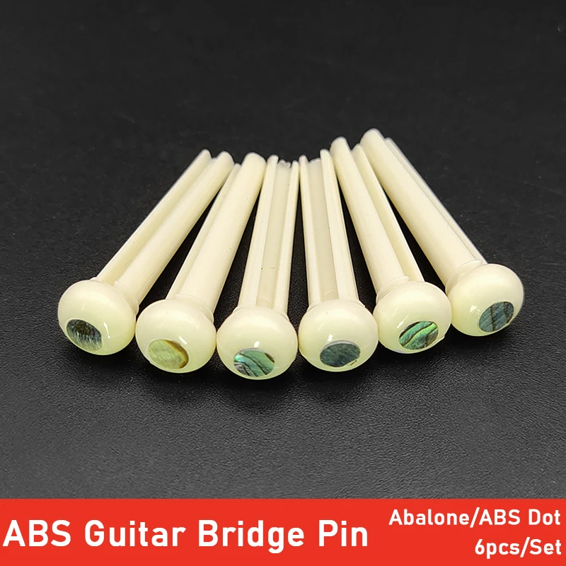 6 шт Пластик гитара мост булавки с красочные ушка горошек ABS гитары Запчасти