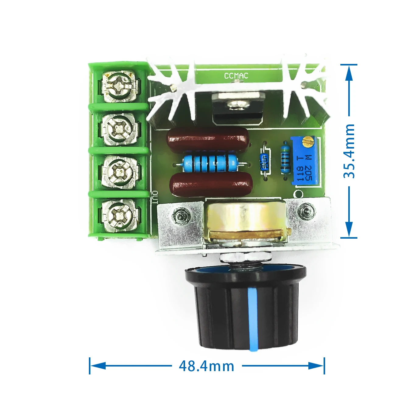 AC 220V 2000W SCR Voltage Regulator Dimming Dimmers Speed Controller Thermostat | Электронные компоненты и