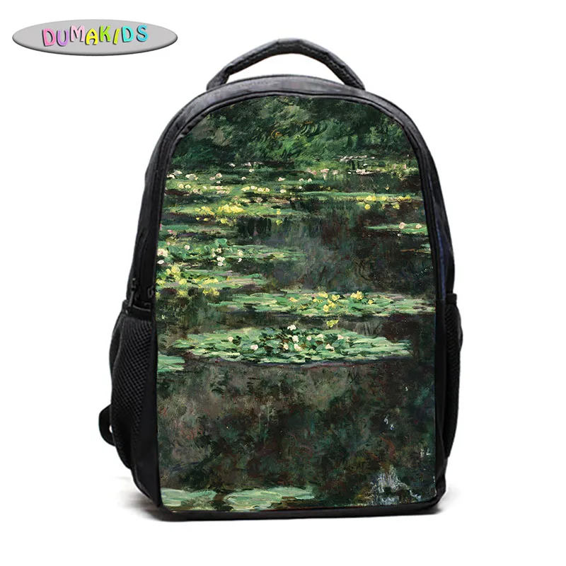 Женский и мужской рюкзак с защитой от солнечного света Студенческая сумка Клода