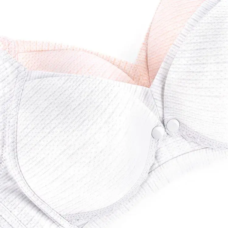 

Mesh Side Wing Front Buckle Maternity Bra Female Postpartum Feeding Anti-SAG Bra