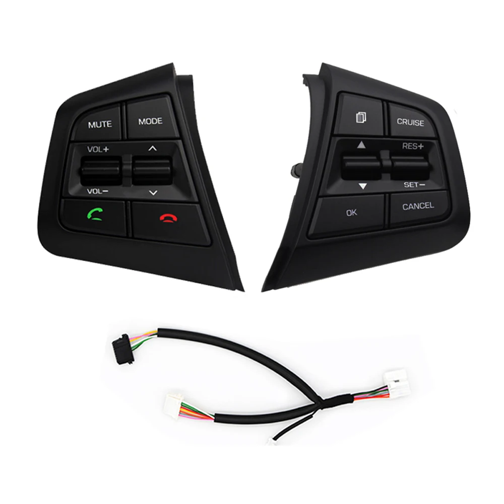 Cruise Control Buttons For Hyundai ix25 CRETA 2.0 L Streeing Wheel Remote Audio Buletooth Phone Volume Switch Button With Cable