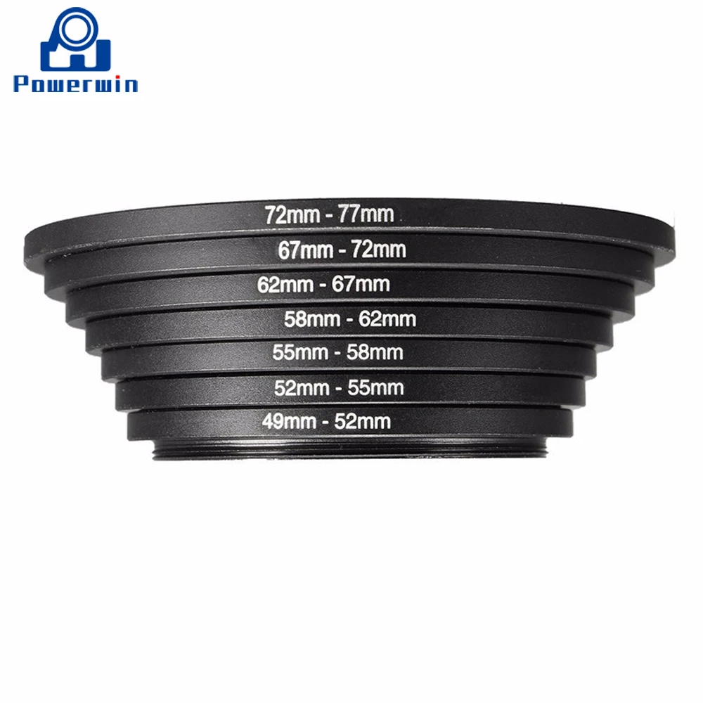Фильтр для объектива Powerwin повышающие кольца универсальный адаптер фильтра 49 52 55