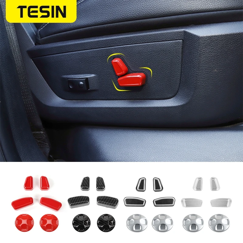 

TESIN Car Electric Seat Adjustment Decoration Cover For Dodge Charger 2015+ For Dodge RAM 1500 2010+ For Dodge Durango 2011+
