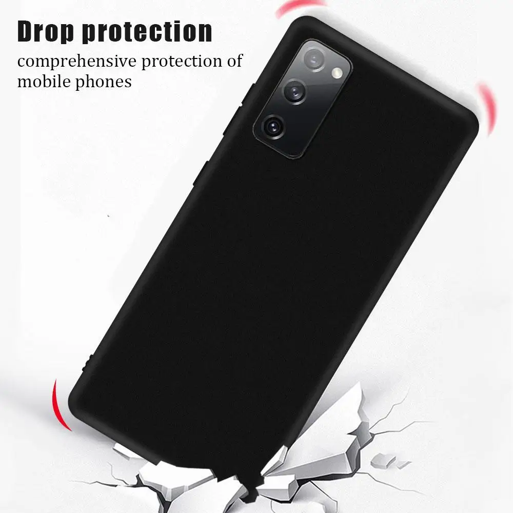 Матовый чехол для Samsung Galaxy S20 FE S21 Plus Ультратонкий Мягкий из ТПУ телефонов A02S A12 32 A42