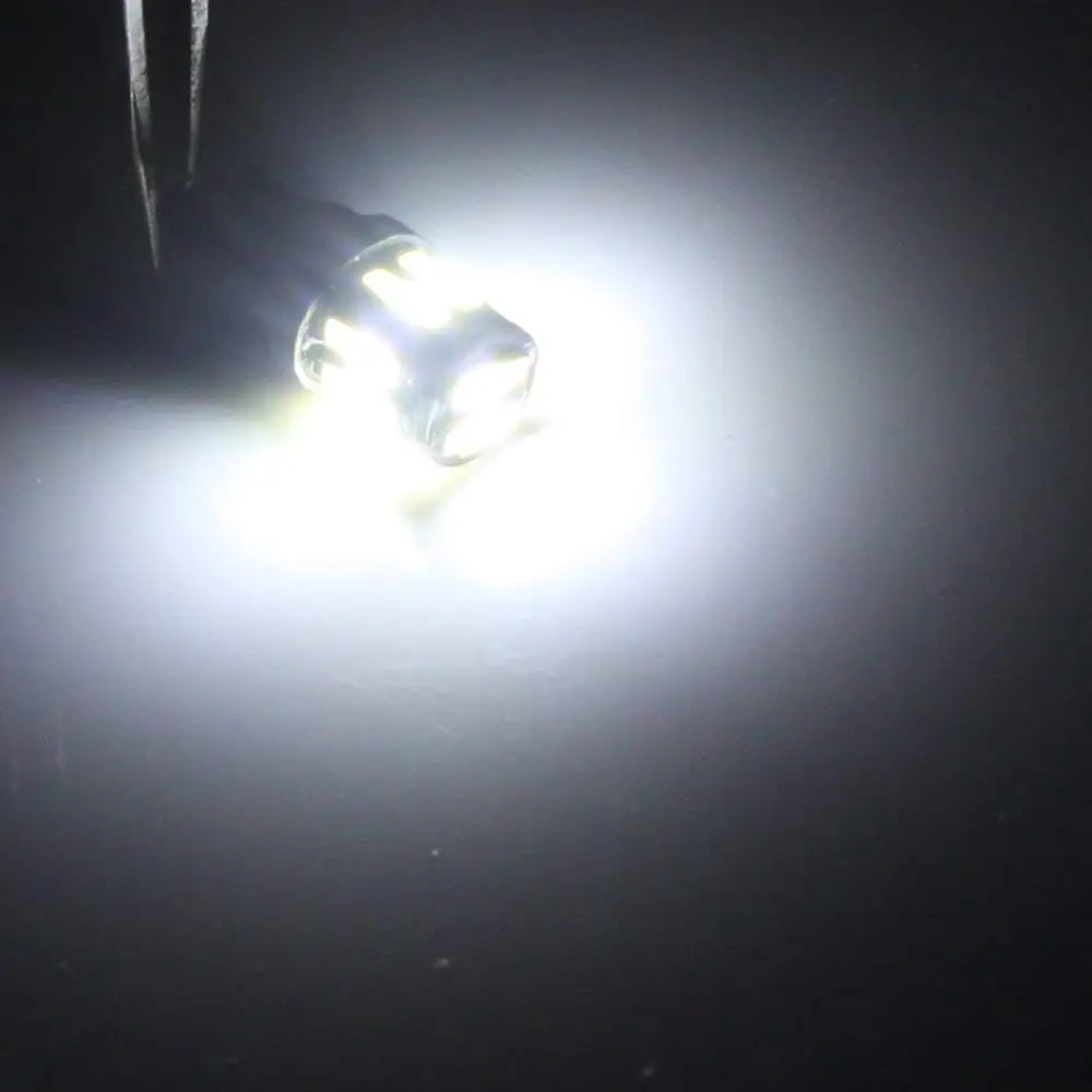 4 шт. Автомобильные светодиодные лампы T10 LED 194 168 W5W 10-7020 SMD с клиновидным цоколем