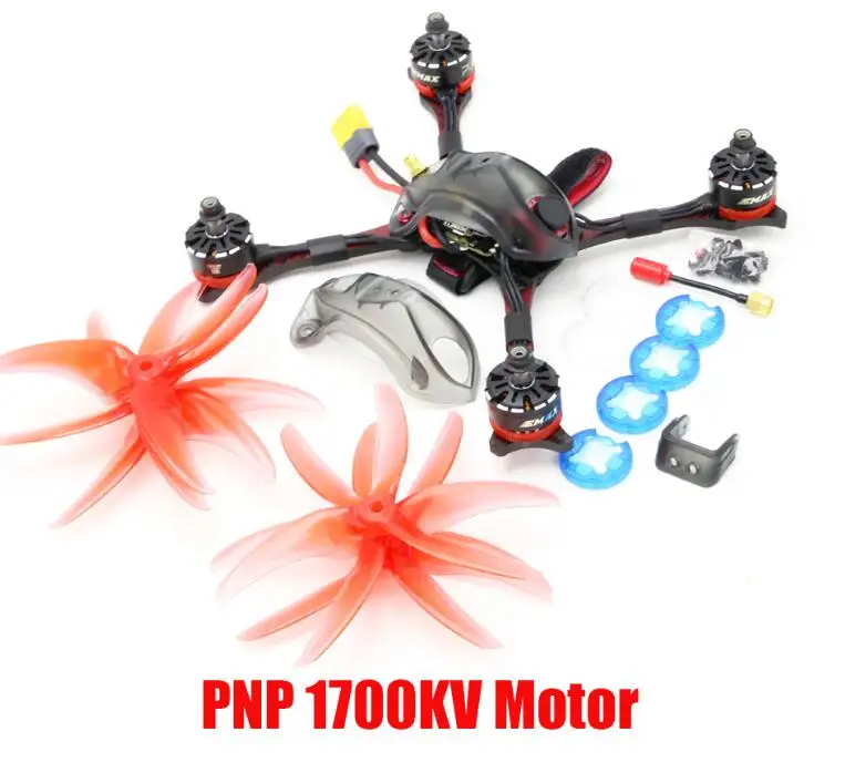 PNP 1700KV Emax Hawk Pro PNP BNF FPV Дрон комплект 1700kv/2400kv мотор мини Magnum контроллер HDR Fpv камера для RC Самолет с антенной подарок - Цвет: PNP 1700KV