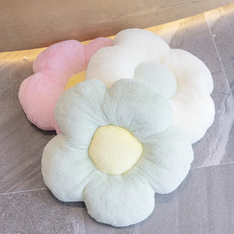 

Creative Cartoon Colorful Flower Petals Plush Toy Pillow Soft Sofa Cushion Baby Cute Toy Girlfriend Birthday Valentine Day Gift
