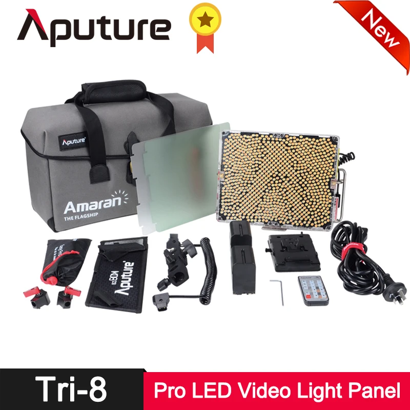 Aputure Amaran Tri 8c светодиодный видео светильник Панель CRI 95 + 2300 6800K беспроводной