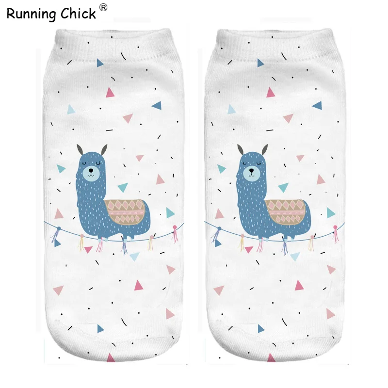 Женские носки для бега альпака оптовая продажа принт Cn (происхождение) полиэстер