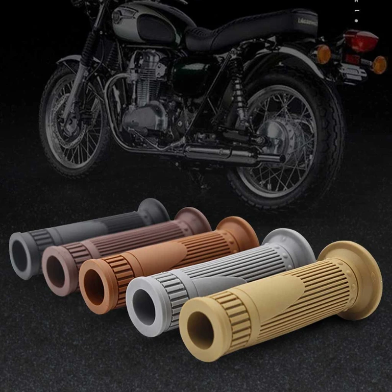 

Motorcycle Rubber Vintage handle grip Bike Grips Vintage Motorcycle Handlebar