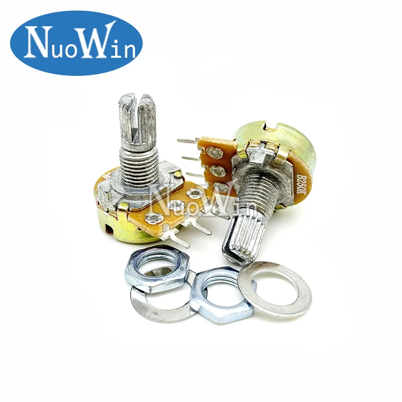 

2pcs WH148 B1K B2K B5K B10K B20K B50K B100K B500K 3Pin 15mm Shaft Amplifier Dual Stereo Potentiometer 1K 5K 10K 50K 100K 500K 1M