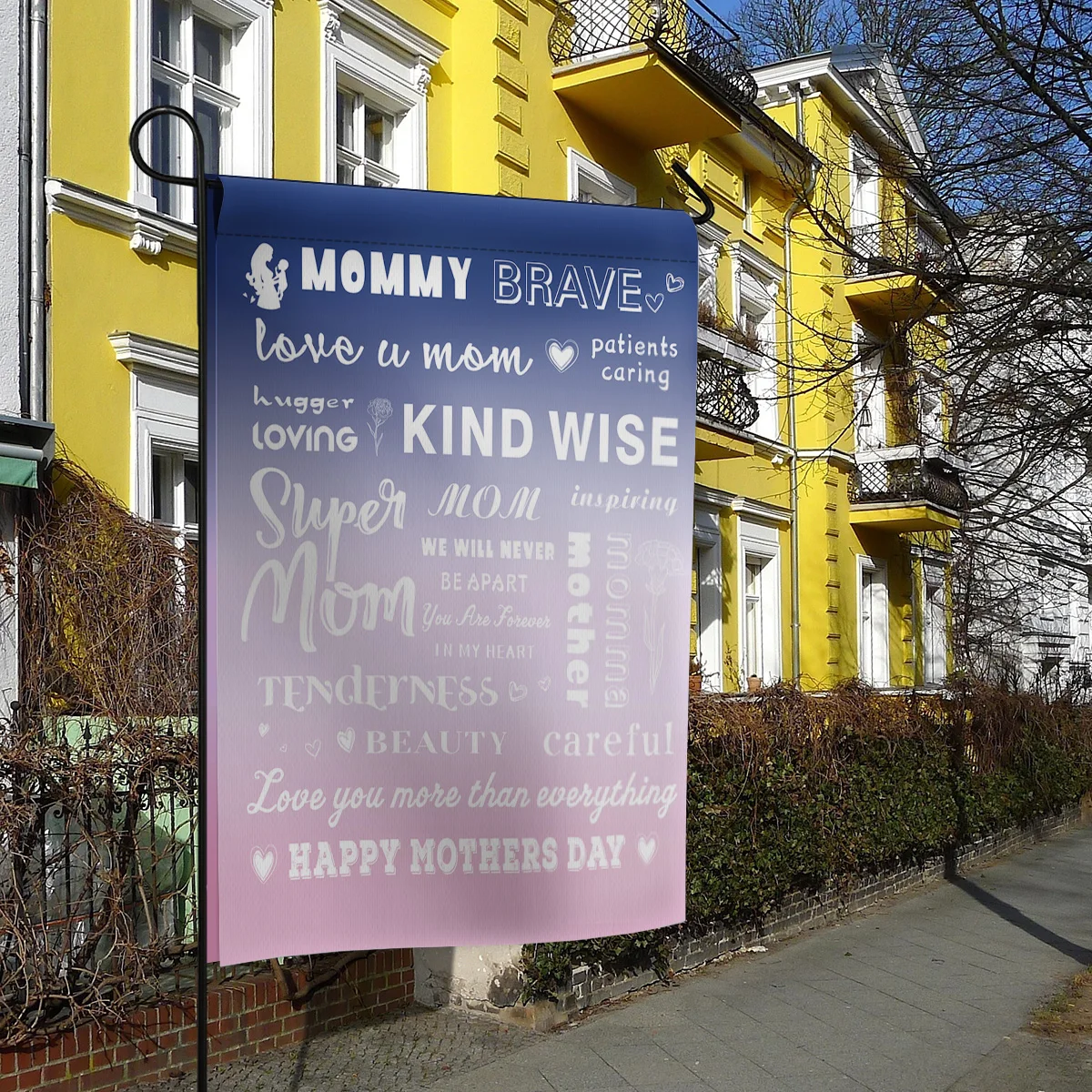 День матери текстовые садовые флаги домашний декор мини-Ярд Баннер полиэстер |