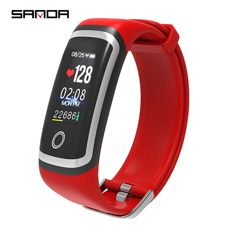 Смарт-браслет Sanda с цветным экраном для плавания мужские и женские спортивные