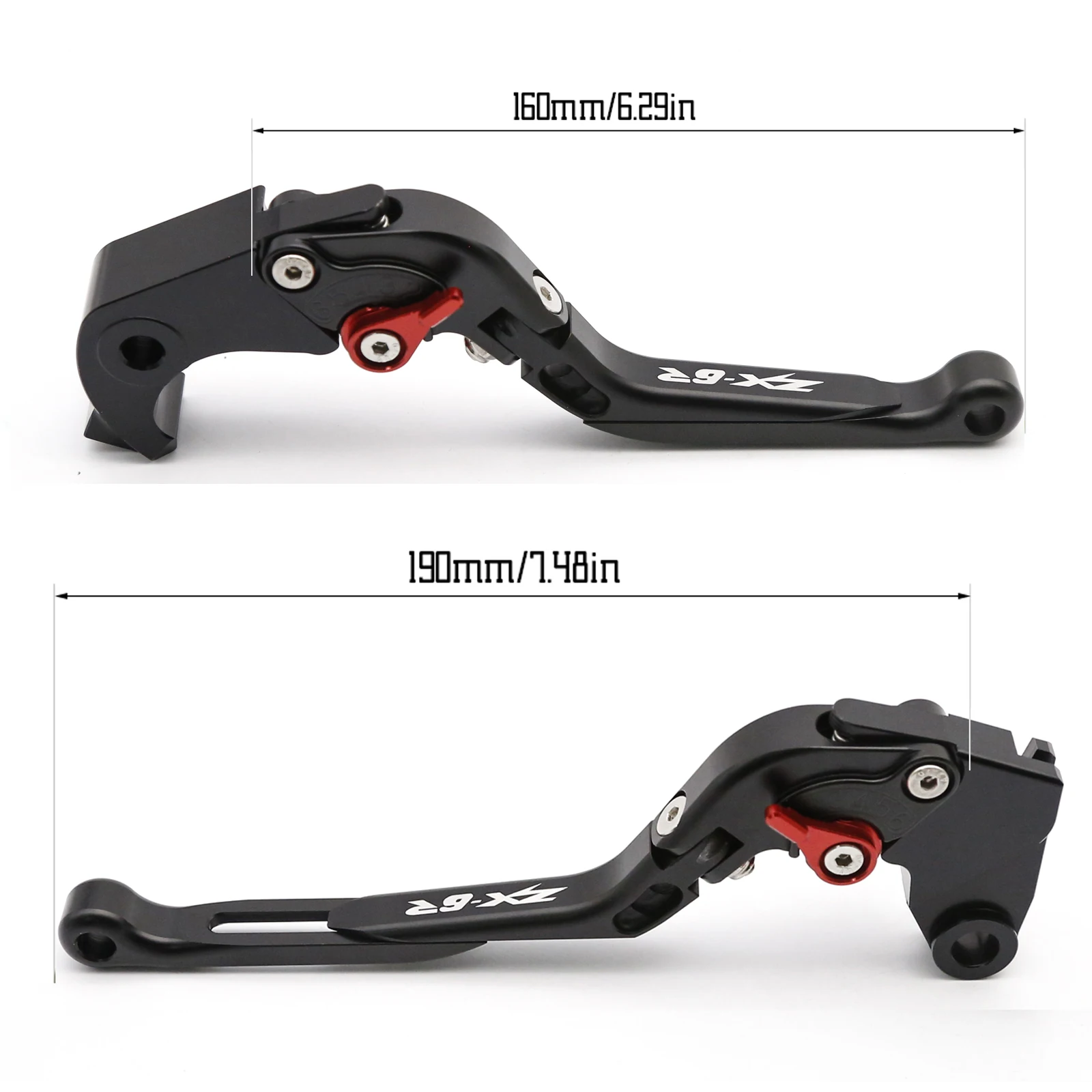 Регулируемый складной выдвижной матовый рычаг сцепления тормоза CNC для Kawasaki Ninja