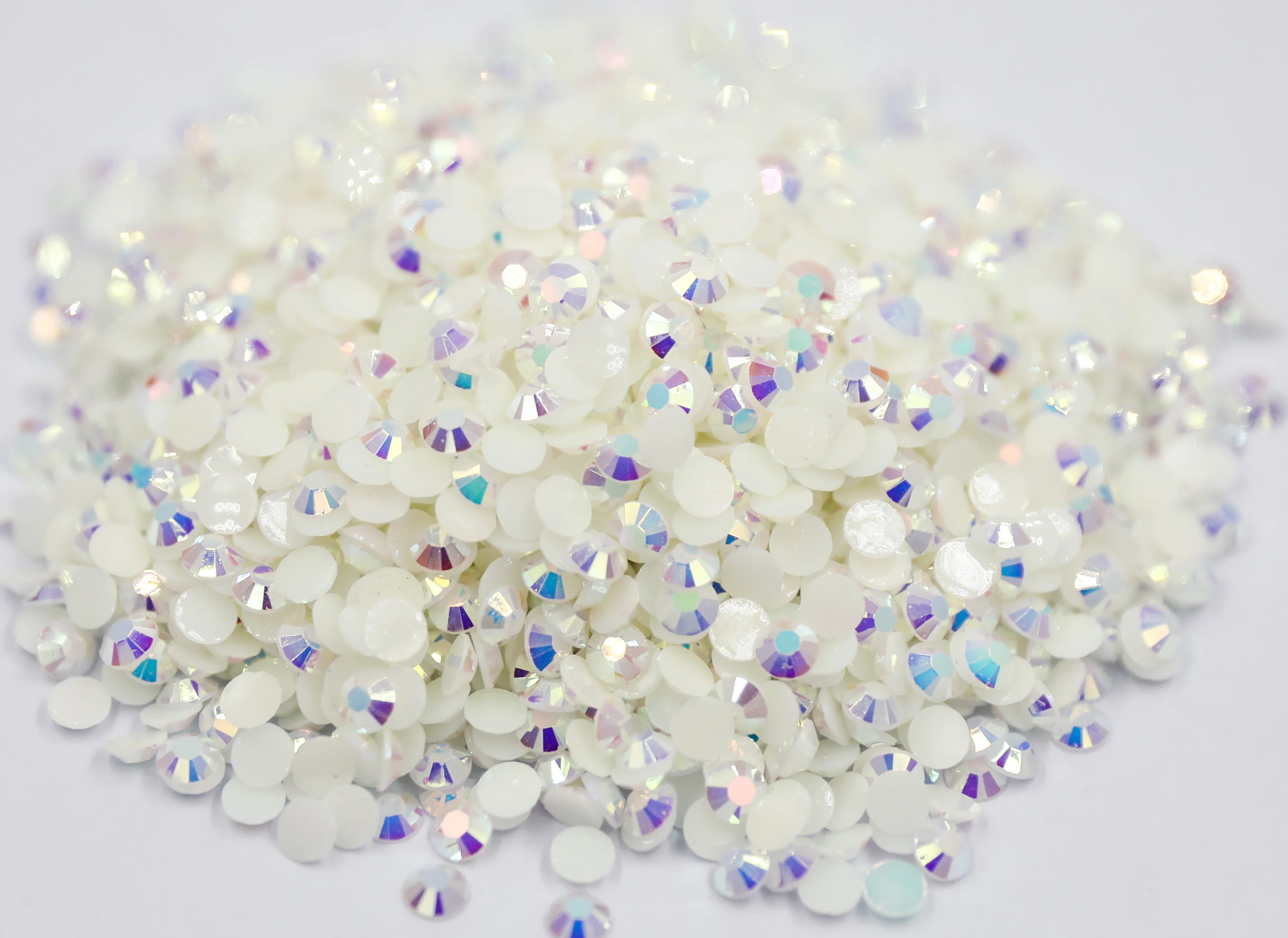 Оптовая продажа стразы с плоской задней стороной желейные кристаллы полимерные