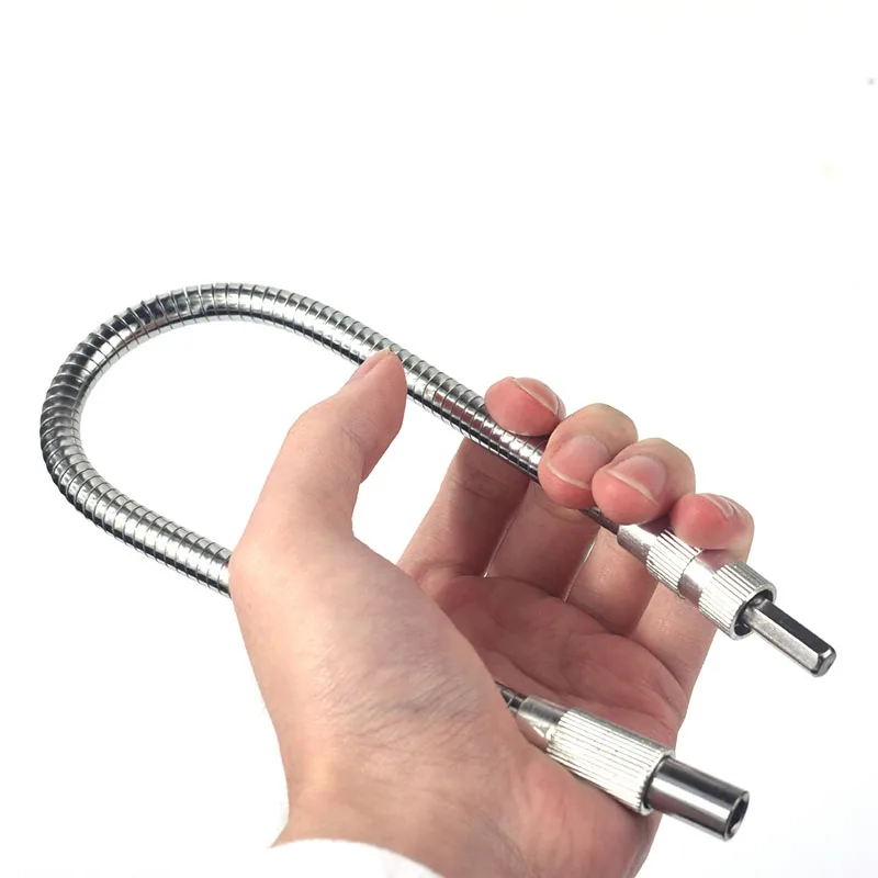 

150-400mm Hex Flexible Shaft Extension Drill Hex Flexible Shaft Impact Driver Ratchet Screwdriver Bits Extend Rod Extension Bar