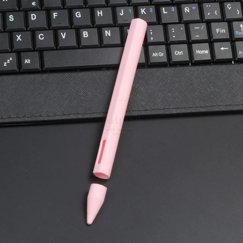 Pink Силиконовый защитный чехол для новой поверхности ручки 2 чехол для планшета стилус 360 Полный мягкий чехол - Цвета: Pink