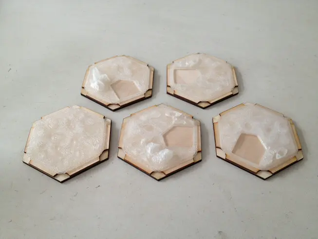 Рельсовая база детали для настольной игры 3D шестиугольный модуль Катан-Айленда