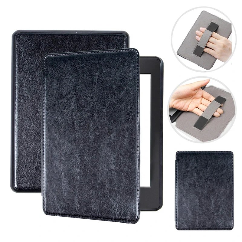 Чехол из искусственной кожи Kindle Smart Cover с ремешком на руку для всех новых 10th J9G29R Gen