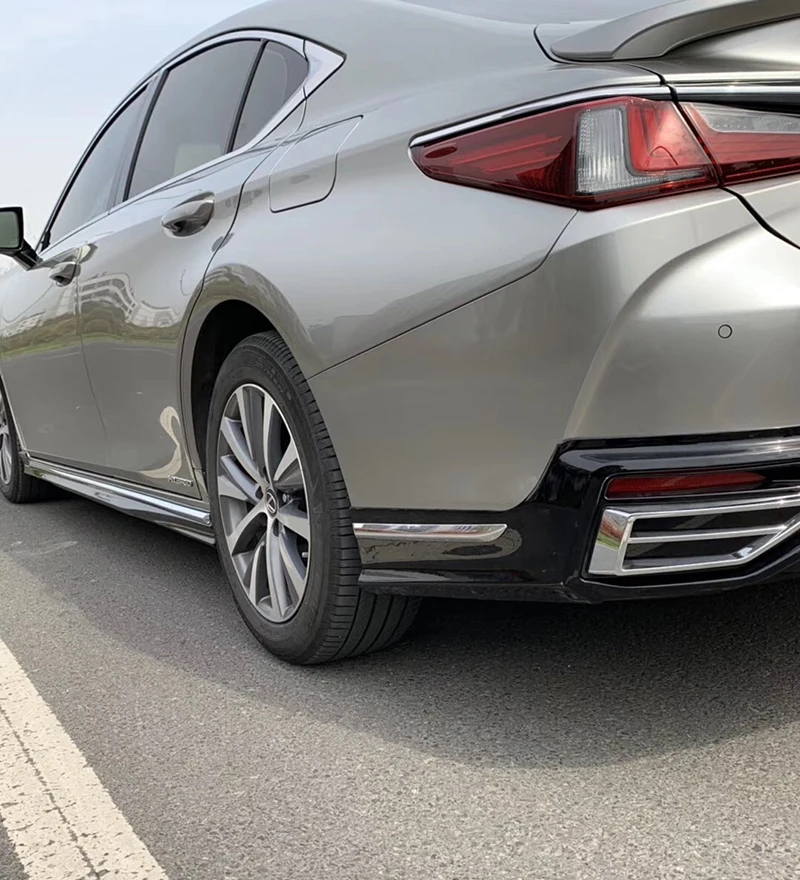 Комплект кузова автомобиля переднего и заднего бампера для губ Lexus ES 350 300h спойлер, диффузор сплиттерная губа боковые юбки