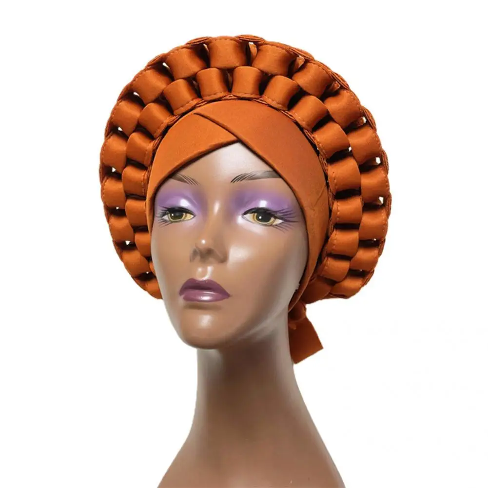

Skin-friendly Beautiful Wide Band Turban Hat Space Cotton Hat Space Layer for Daily Life
