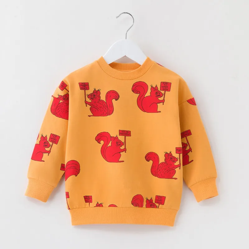 Модные толстовки для мальчиков и девочек детские футболки с длинным рукавом