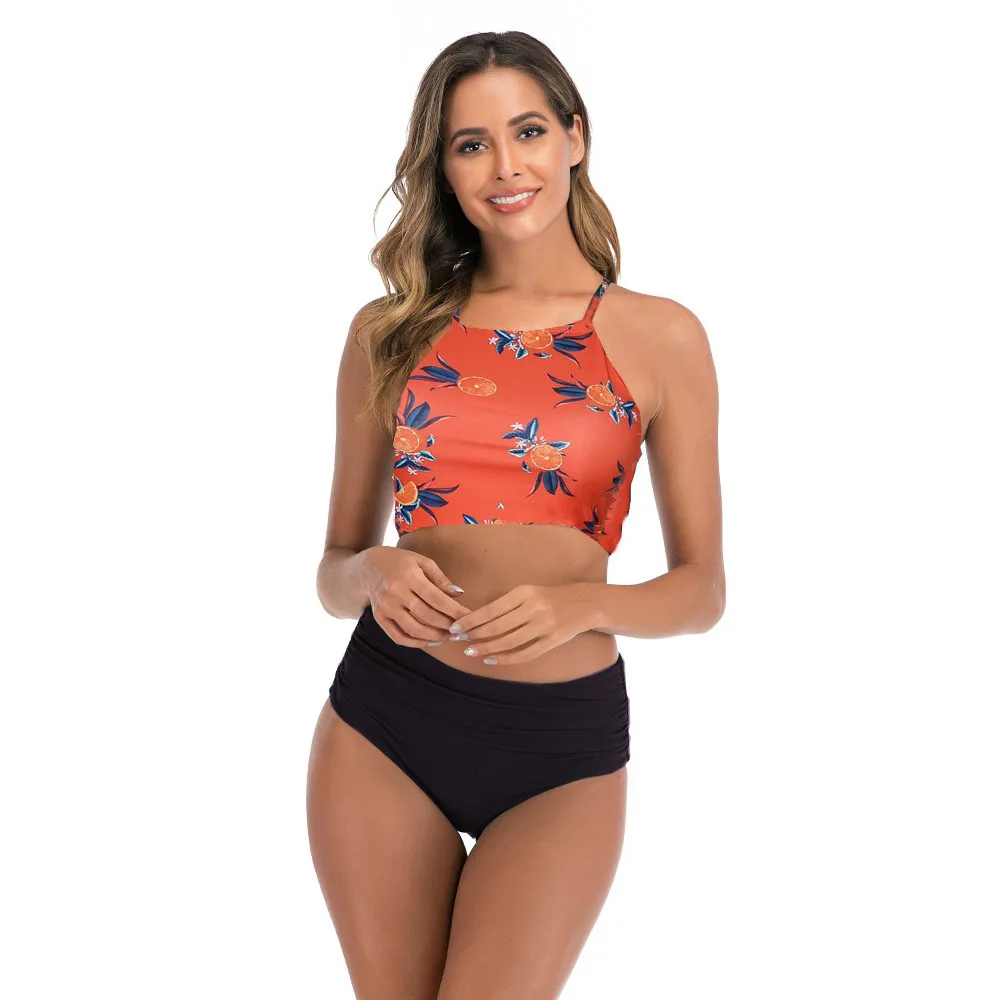 2020 сексуальный Принт пуш ап Мягкий Высокая талия купальный костюм Для женщин