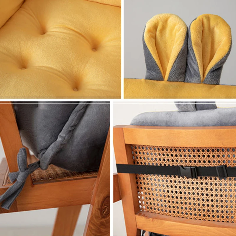 Comfort Semi-Enclosed Seat Cushion for Armchair Office Chair Dinning Desk Sofa Seats Backrest Home Bedroom Floor Pad Decor | Дом и сад