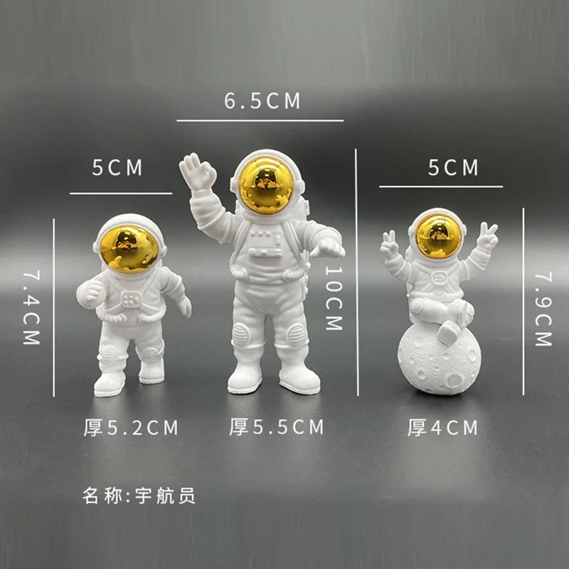 resin material astronauts ornaments universal cell phone stand holder bracket gift toys home office desk decoration birthday par free global shipping