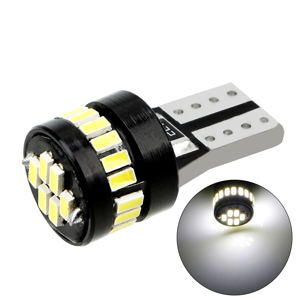 

T10 24SMD 3014 Car Clearance Lamp White Parking Lights License Plate Light Instrument lamp