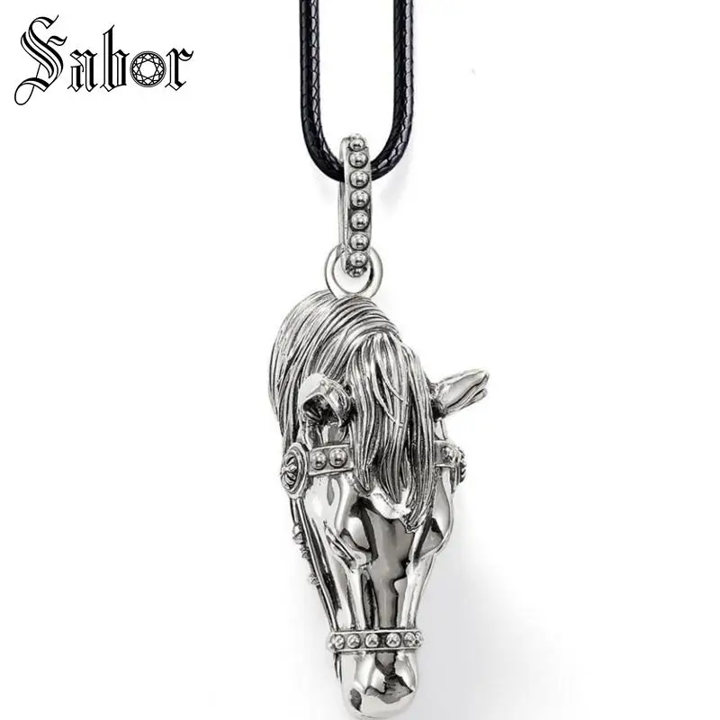 Мужские Винтажные Ювелирные изделия от известного бренда сделай сам лошадиные