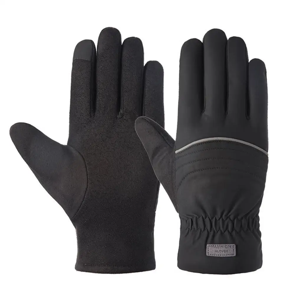 

Full Finger Warm Motorcycle Gloves Ski Riding Waterproof Windproof Mittens Warm Gloves Touch Screen Non-Slip Skin-Friendly