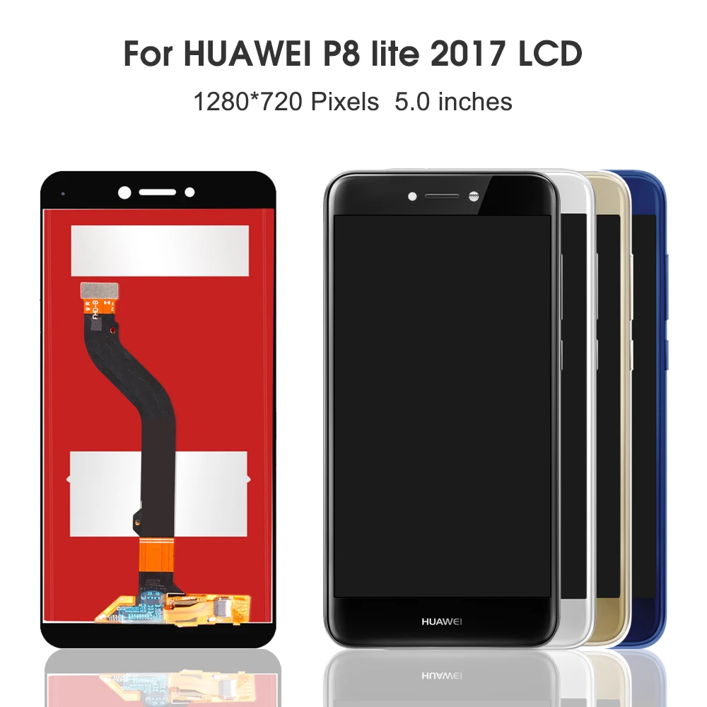 5 2 ''дисплей для Huawei P8 Lite 2017 ЖК-дисплей сенсорный экран дигитайзер PRA LA1 LX1 LX3 с