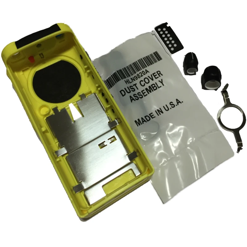 Black/Yellow Front Cover Housing Case Shell For Motorola GP328 PRO5150 Radio