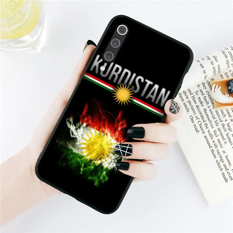 

Kurdistan Flag Lion Phone Case For Xiaomi Redmi note 7 8 9 t k30 max3 9 s 10 pro lite Luxury brand shell funda coque
