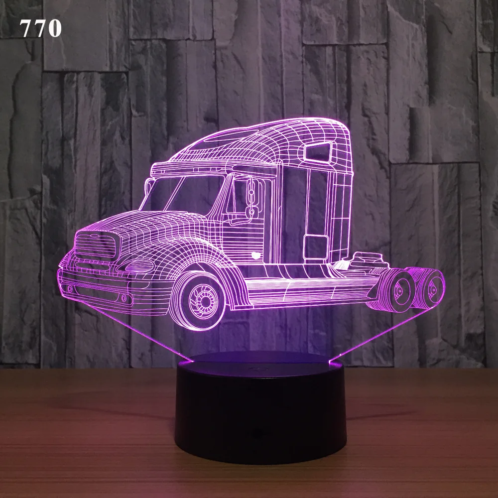 Кран грузовик пожарная машина школьный автобус дизайн акриловые все формы