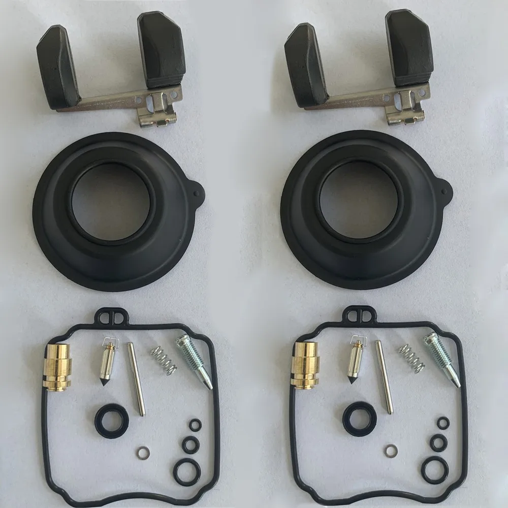 

2SET For XVS650 V-STAR 1998-2015 Carburetor Repair Kit Rebuild Float Diaphragms Carburetor Retrofit Kit Carburetors Accessories
