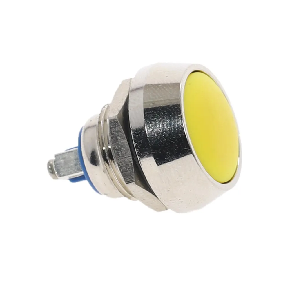 12 мм Мгновенный кнопочный переключатель цветные переключатели сферическая