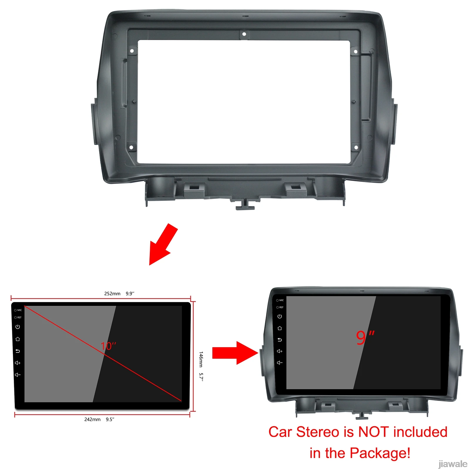 9 "Восьмиядерный 2.5D IPS экран Android 10 Автомобильный GPS Радио Навигация для ford kuga Escape