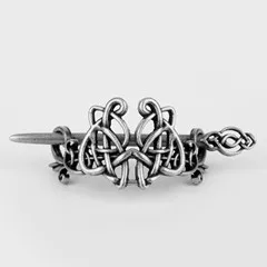 silver Dongsheng модные кельтские узлы руны викингов заколки-короны заколки для волос аксессуары для женщин Cetilcs ювелирные изделия для волос-1 - Окраска металла: silver