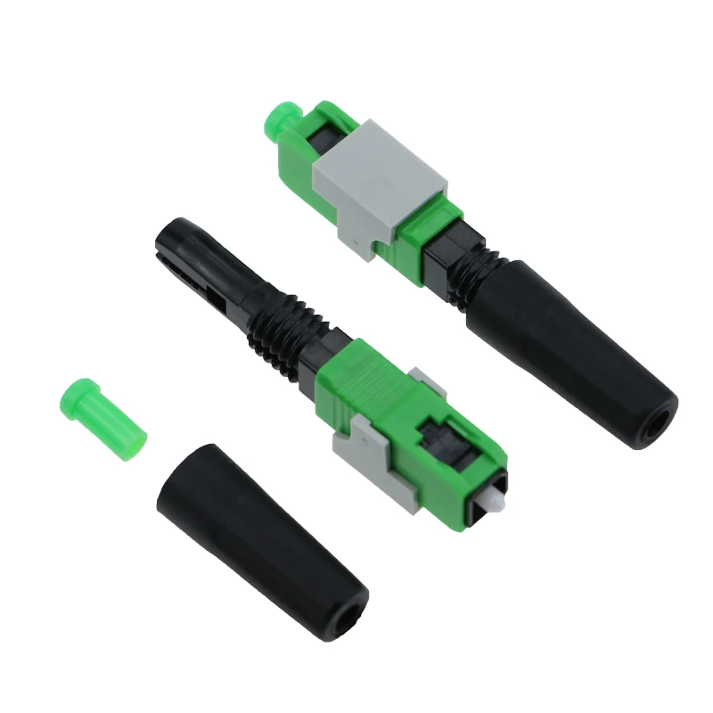 100PCS FTTH SC APC fiber optic quick connector Fiber Optic Fast Connector | Мобильные телефоны и аксессуары