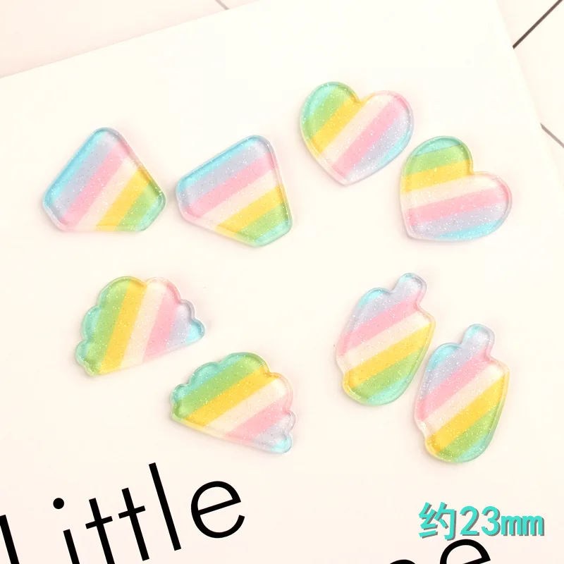 10 шт. под искусственные бриллианты разноцветные стразы образуют форму сердца