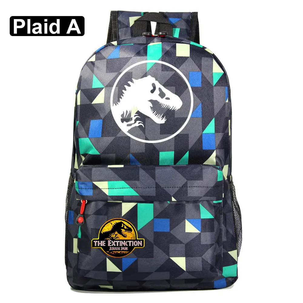 

2019 New Jurassic Park Dinosaur Boy Girl School bag Women Bagpack Teenagers Schoolbags Men Children Student Backpack