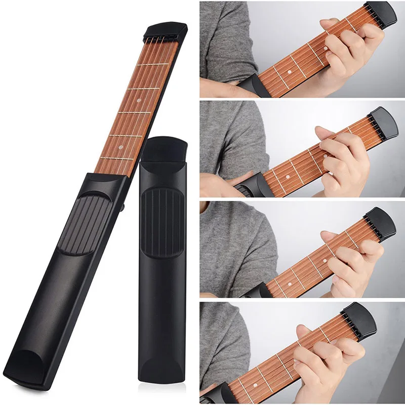 Карманный инструмент для гитары 1 шт. тренировочный аккорд портативные