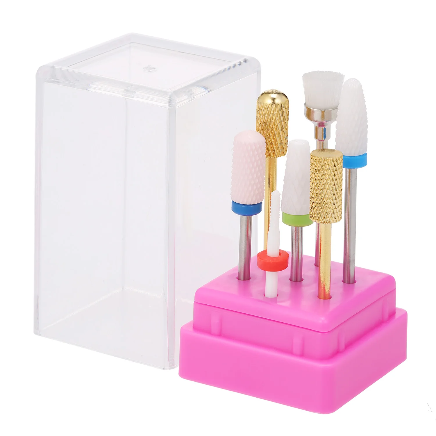 Набор сверл для ногтей 7 шт. сверла инструмент маникюра и педикюра дизайна кисть